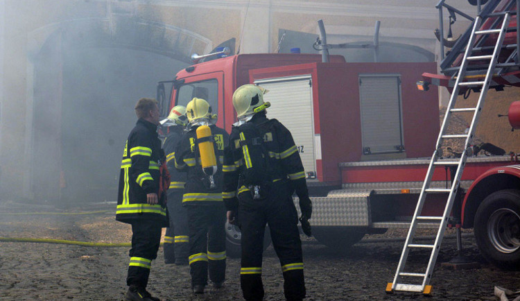 Požár v Jindřichovicích.