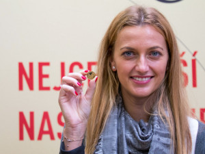 FOTO: Petra Kvitová má vlastní medaili z České mincovny, doplnila tak sérii slavných tenistů
