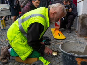 Slavnostní položení Kamenů zmizelých