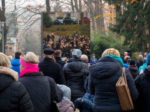 Připomínka listopadových událostí v Liberci.