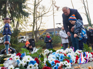 Připomínka listopadových událostí v Liberci.
