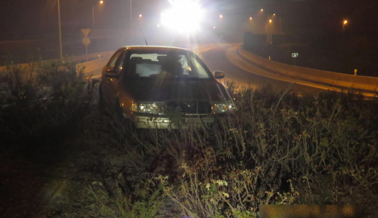 Snímek z místa nehody