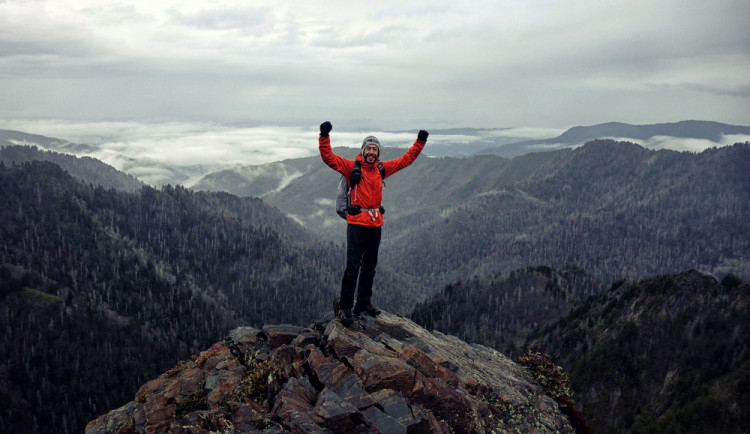 Petr Kosek na své cestě Appalačskou stezkou