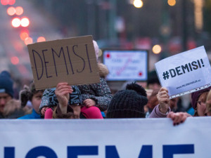 Pochod Za slušného premiéra Libercem