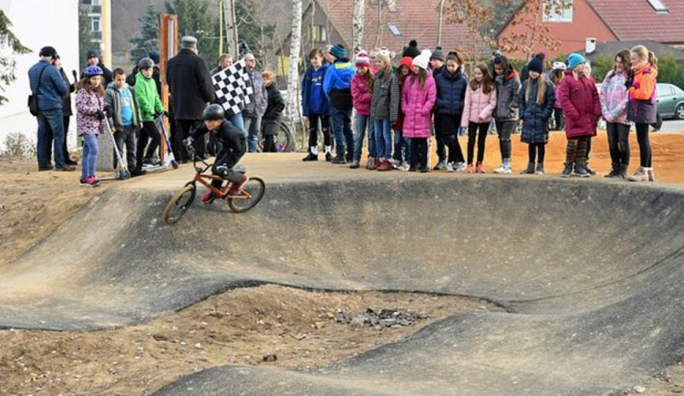 Pumptrack v Chrastavě.