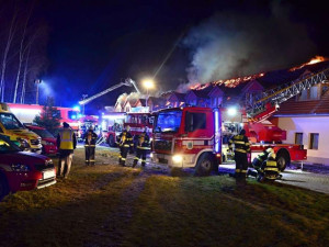 Požár Koňské farmy Vysoká