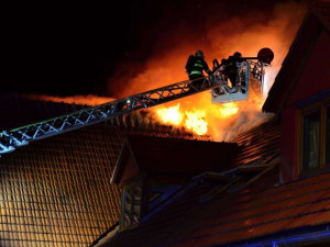 Požár Koňské farmy Vysoká