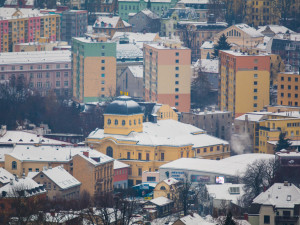 Zasněžený Jablonec 1. prosince 2018