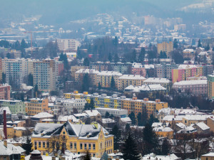 Zasněžený Jablonec 1. prosince 2018