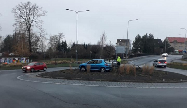 Nehoda na kruháči.