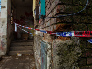 Dům je v otřesném stavu.