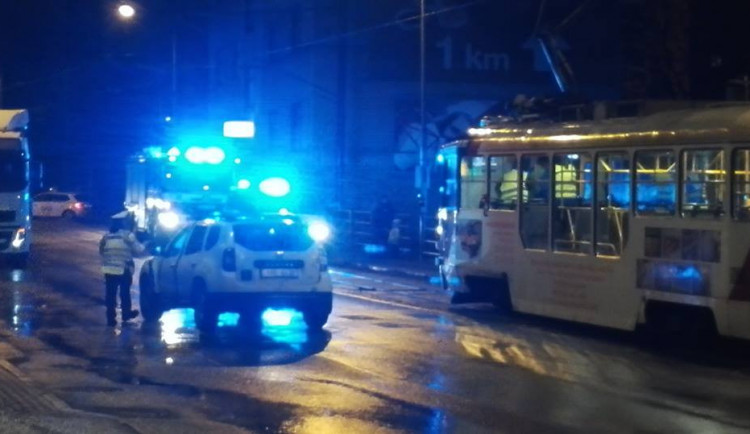 Snímek z místa nehody