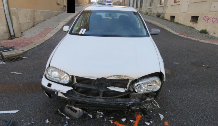 Snímek z místa nehody