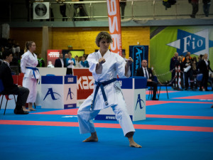 Lenka Bourová_stříbrná v kata Masters