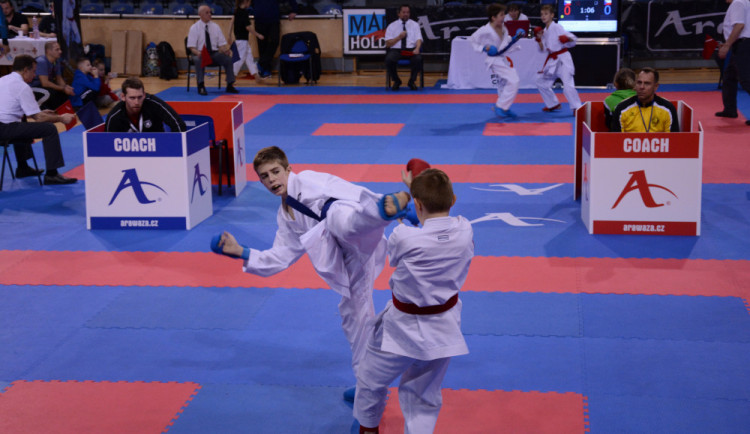 Vicemistr ČR v kumite starší žáci Marek Frinta