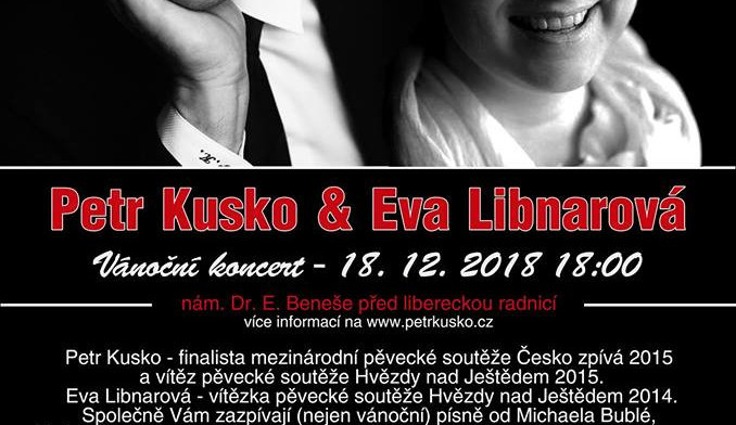 Vánoční koncert před libereckou radnicí