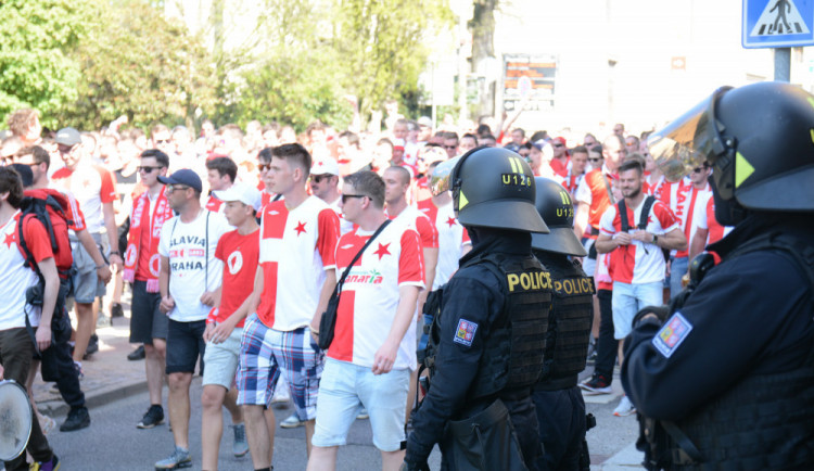 Fanoušci SK Slavia Praha
