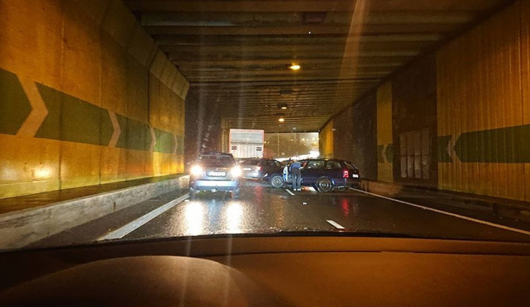 Snímek z místa nehody