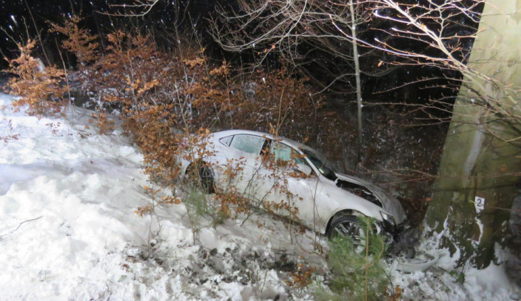 Foto z místa nehody