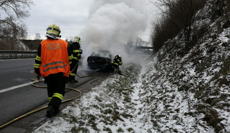 Snímek z místa nehody