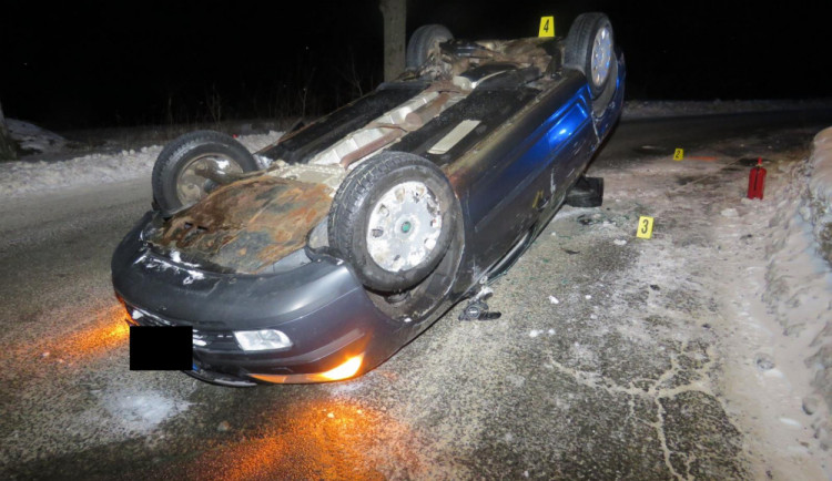 Foto z místa nehody