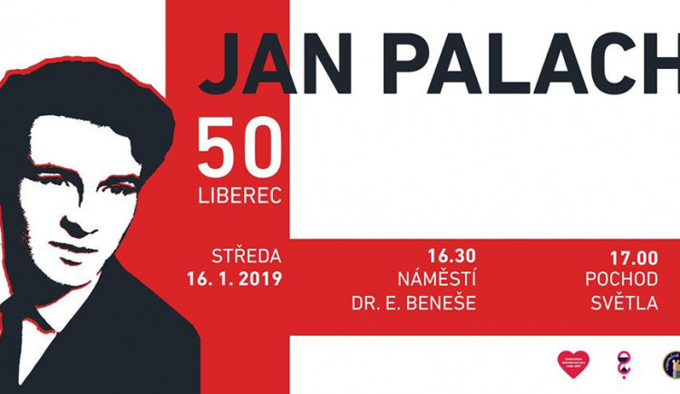 Před libereckou radnicí si zítra připomenou Jana Palacha