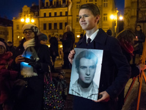 Uctění památky Jana Palacha v Liberci