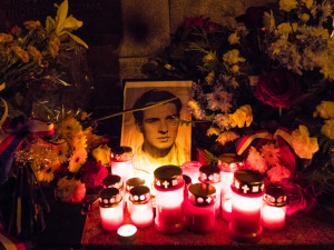 Uctění památky Jana Palacha v Liberci