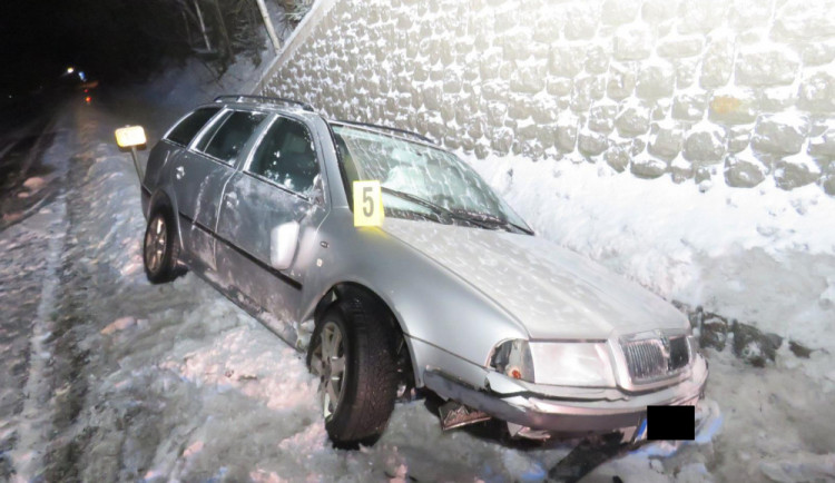 Foto z místa nehody