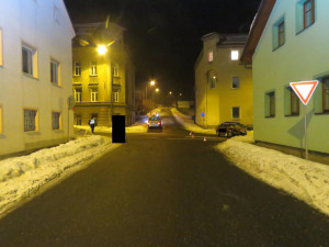 Snímek z místa nehody v Jablonci