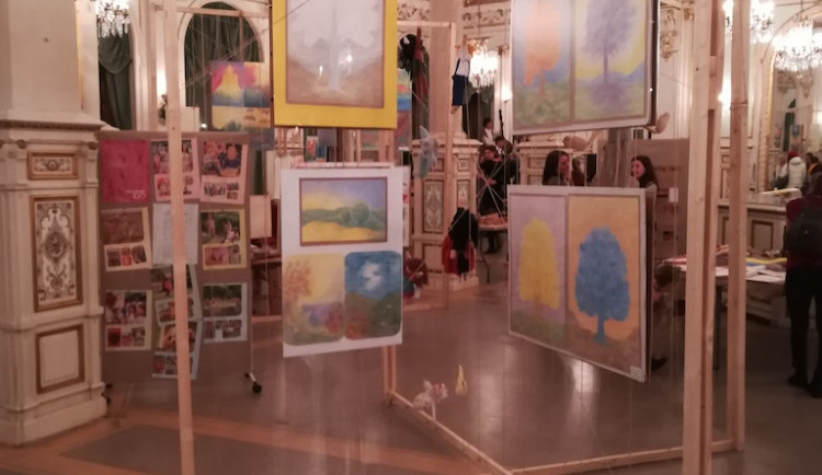 Výstava v kavárně Pošta.