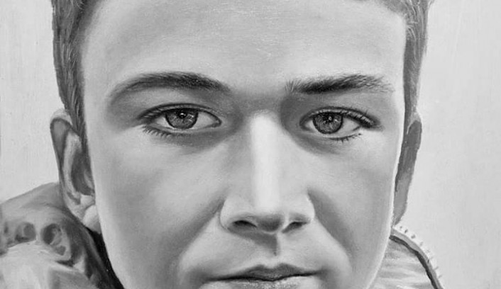 Portrét Adama, který při prvním ročníku organizátoři věnovali paní Martenkové