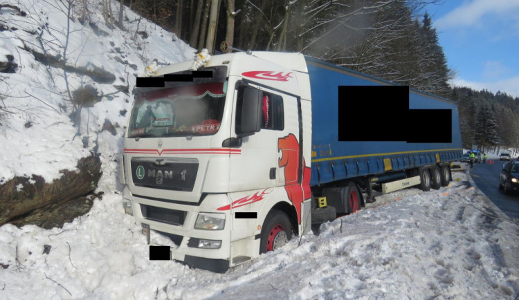 Snímek z místa nehody