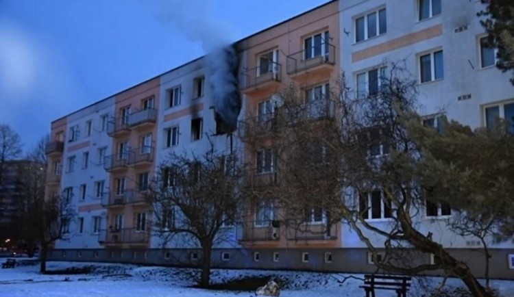 Požár v České Lípě.