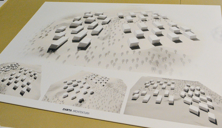 Nová čtvrť u Kunratic.