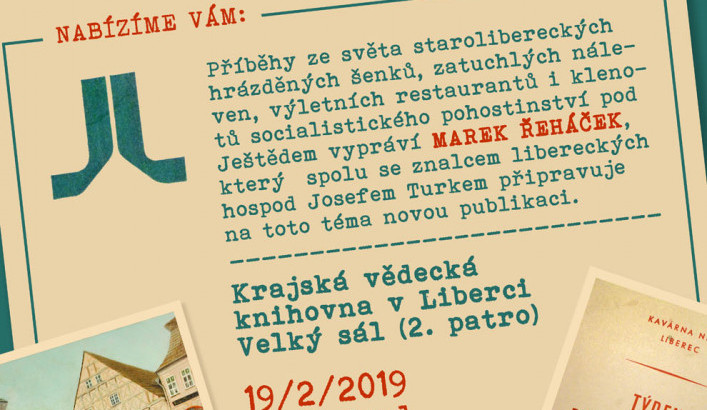 Pozvánka na akci s názvem Putyky, šenky a hospody v Liberci