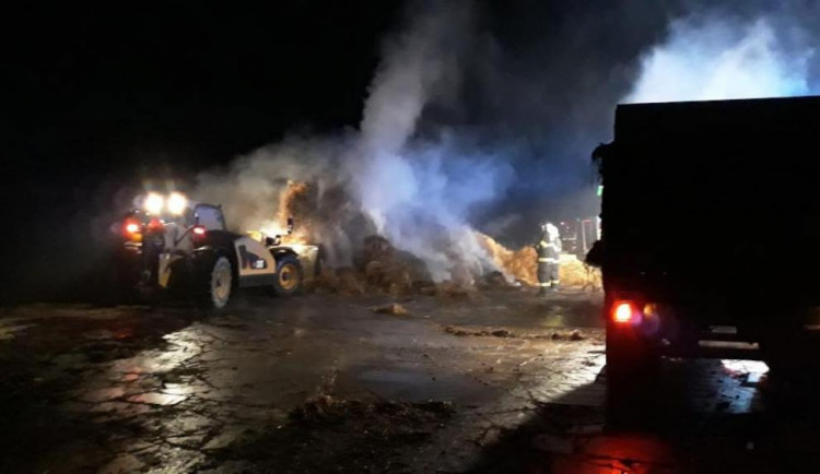 Požár na farmě Vysoká