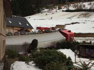 Foto z místa nehody. Foto: Petr Erlebach