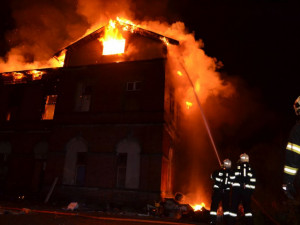 Foto z místa požáru