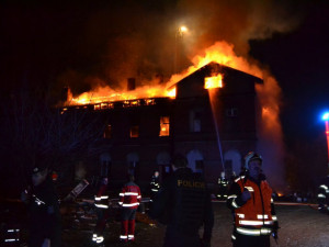 Foto z místa požáru