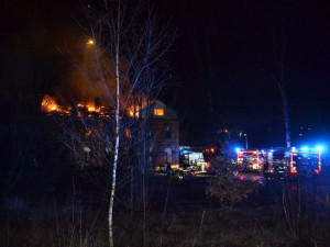Foto z místa požáru