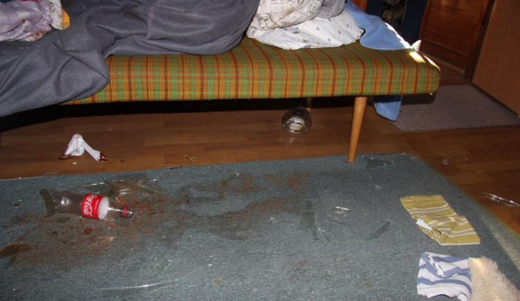 Kriminálník po sobě nechával pěkný nepořádek