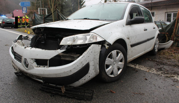 Foto z místa nehody