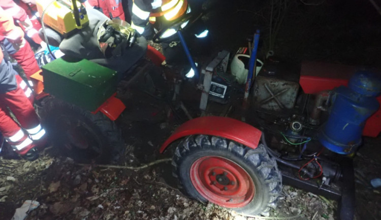 Snímek z místa nehody