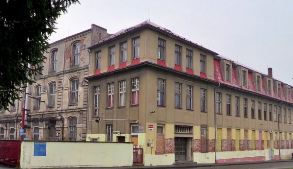 Bývalý areál textilní továrny Benar.