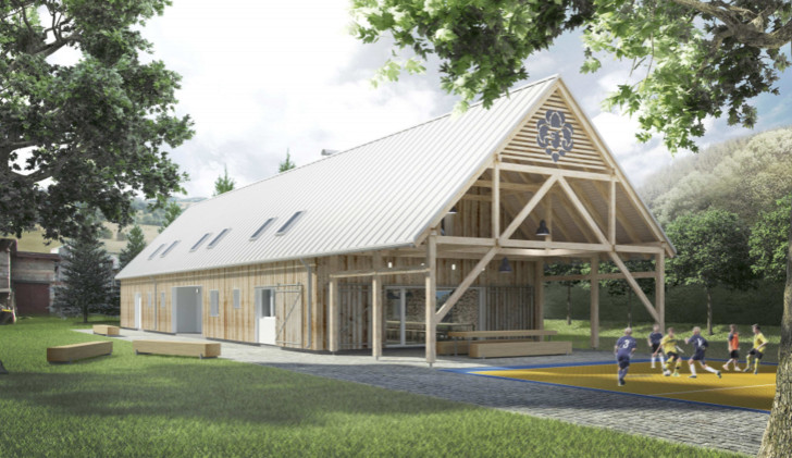 Takto by měla vypadat nová klubovna železnobrodských skautů.