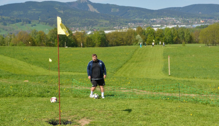 Hřiště na fotbalgolf v sobotu otevře.
