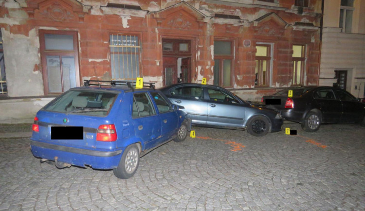 Foto z místa nehody