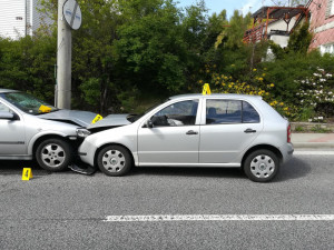 Foto z místa nehody