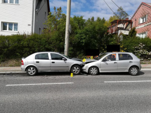 Foto z místa nehody